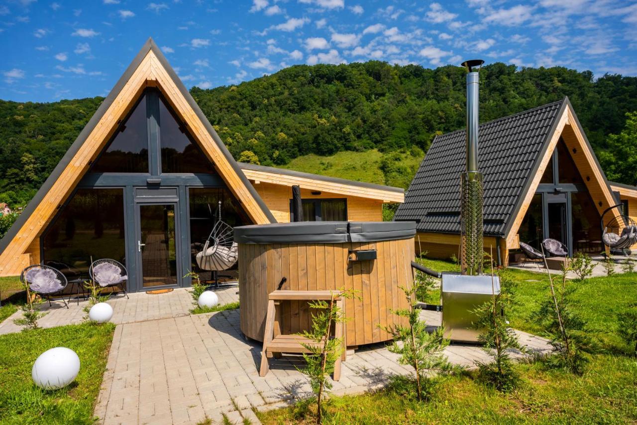ホテル Ungefug A-Frame シギショアラ エクステリア 写真